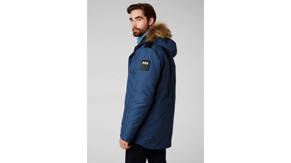 Helly Hansen Svalbard Parka - Mens, North Sea Blue, Small, 53150-603-S