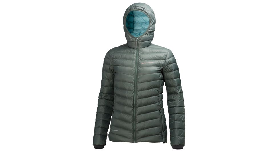 Helly Hansen Verglas Hooded Down Insulato Jacket - Womens-Rock-Medium