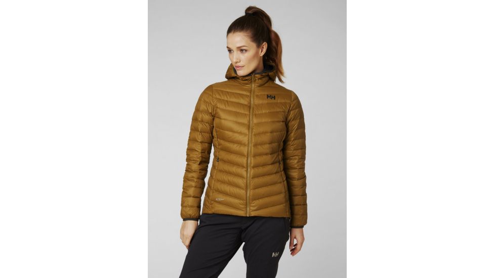 Helly Hansen Verglas Hooded Down Insulator - Womens, Cedar Brown, Small, 62775-719-S