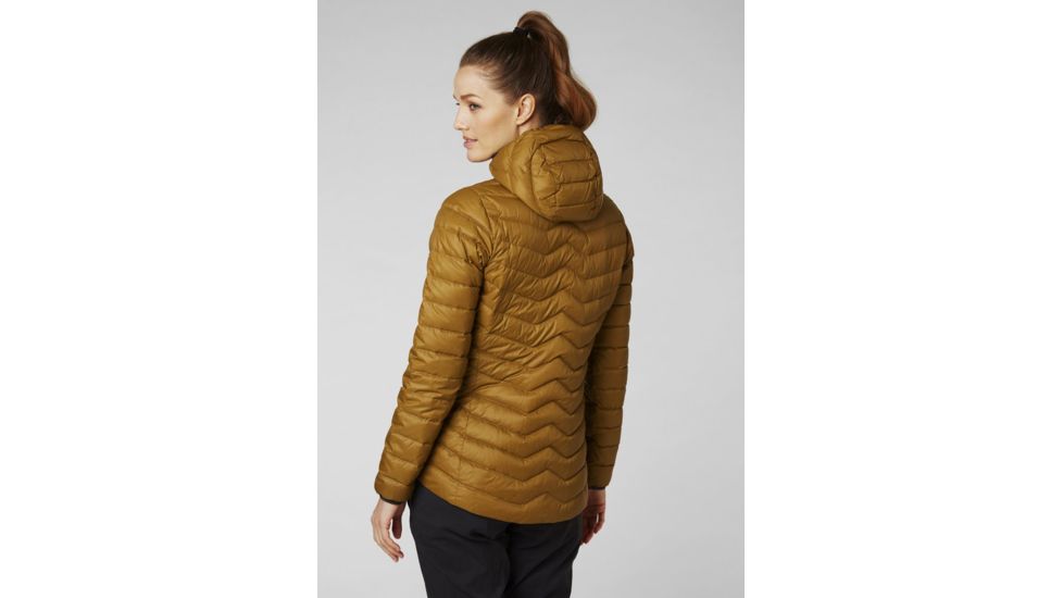Helly Hansen Verglas Hooded Down Insulator - Womens, Cedar Brown, Small, 62775-719-S