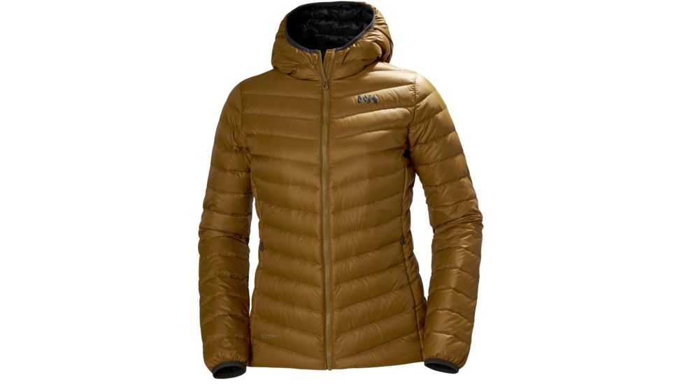 Helly Hansen Verglas Hooded Down Insulator - Womens, Cedar Brown, Small, 62775-719-S