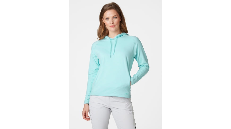 Helly Hansen Verglas Light Hoodie, Glacier Blue, Large - Womens, 62964-648-L