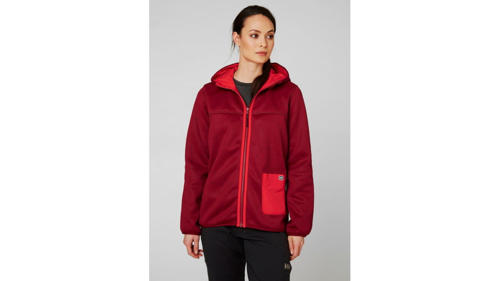 Helly Hansen Verket Reversible Pile - Womens, Oxblood, Medium, 62866215-M