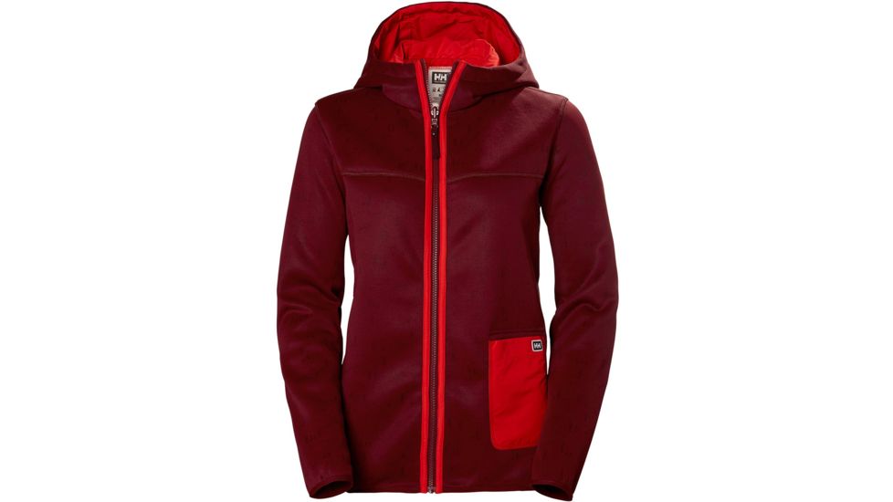 Helly Hansen Verket Reversible Pile - Womens, Oxblood, Medium, 62866215-M