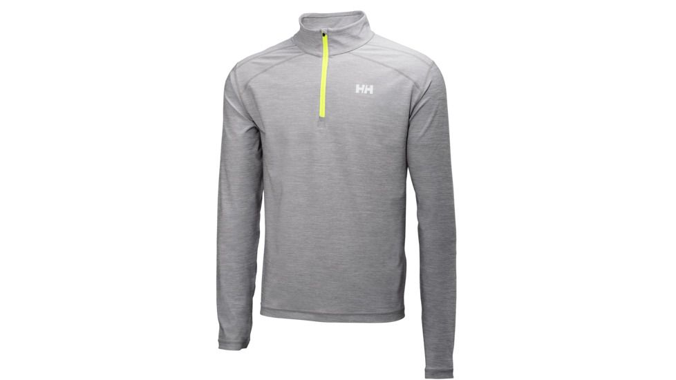 Helly Hansen VTR 1/2 Long Sleeve Zip - Mens-Penguin Heather-Large