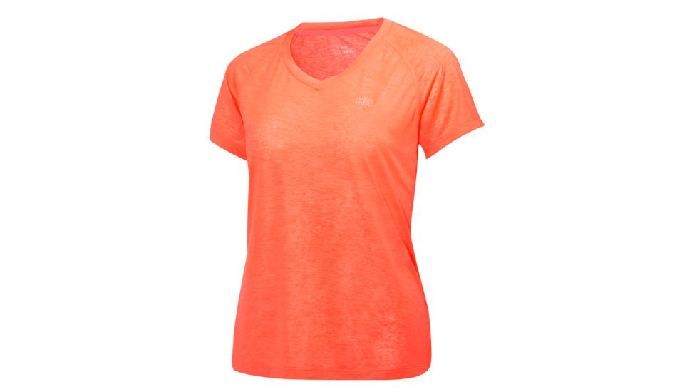 Helly Hansen VTR Burner Short Sleeve - Womens-Neon Coral-Large