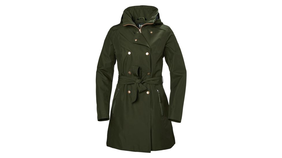 Helly Hansen Welsey Ii Trench - Womens, Forest Night, Extra Small, 53247469-XS