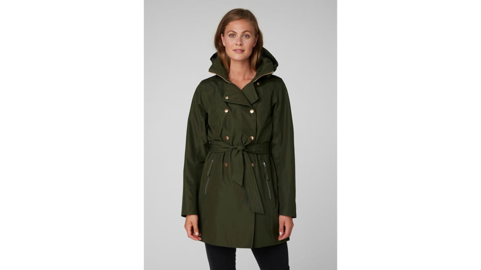 Helly Hansen Welsey Ii Trench - Womens, Forest Night, Medium, 53247469-M