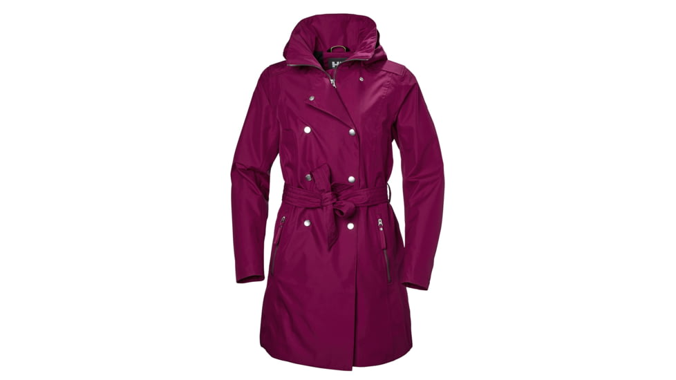 Helly Hansen Welsey Ii Trench - Womens, Plum, Extra Small, 53247655-XS