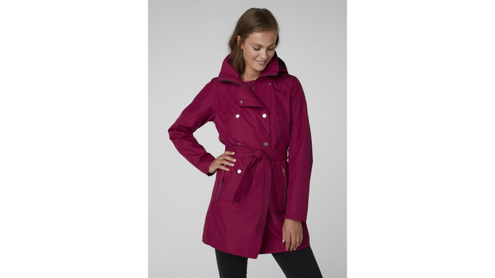 Helly Hansen Welsey II Trench - Womens, Plum, Large, 53247-655-L