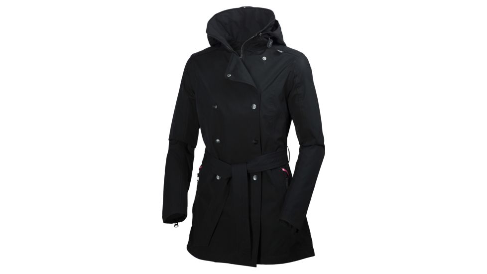 Helly Hansen Welsey Trench - Women's-Black-Medium