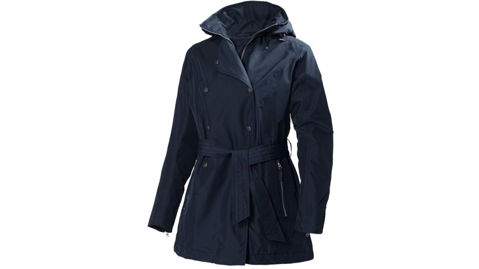 Helly Hansen Welsey Trench - Women's-Navy-Small