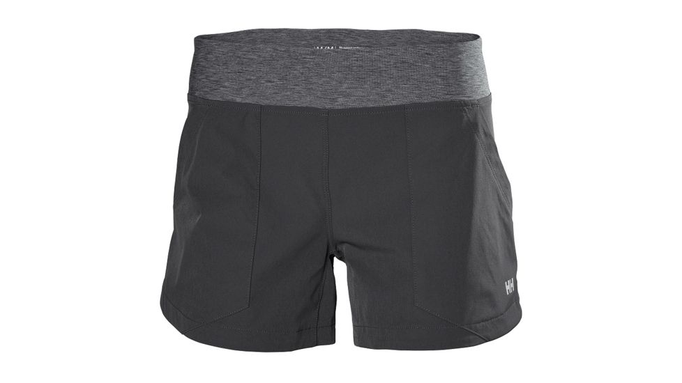 Helly Hansen Womens Hild QD Short, Ebony, Large, 62697-981-L?