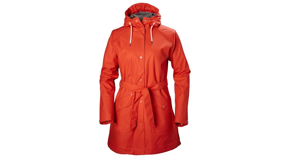 Helly Hansen Womens Kirkwall Rain Coat, Grenadine, Large, 64014-135-L