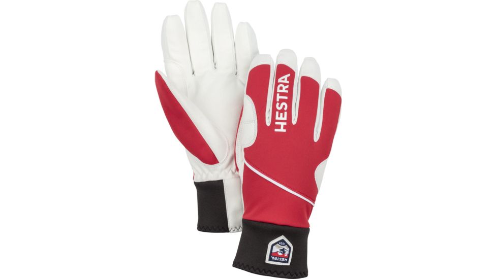 Hestra 5-Finger Comfort Tracker - Mens-Red/Red-6