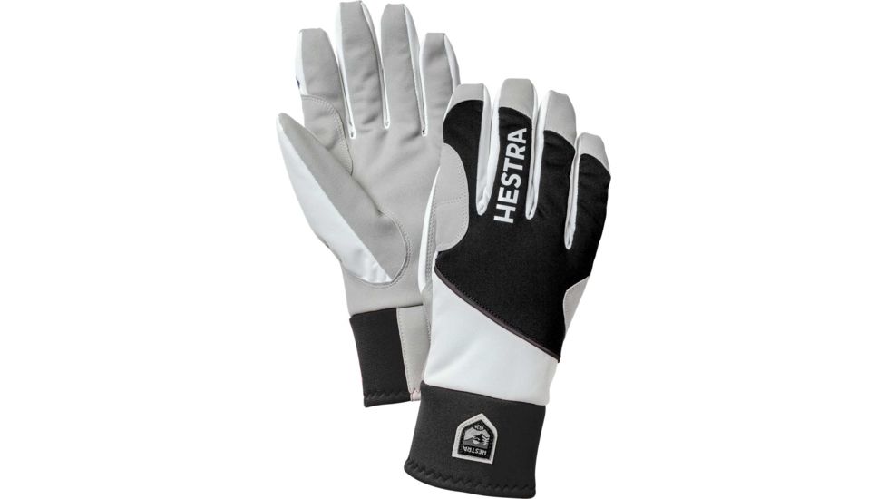 Hestra 5-Finger Comfort Tracker - Mens-Black/Off White-10