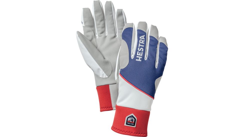 Hestra 5-Finger Comfort Tracker - Mens-Navy/Ivory-6