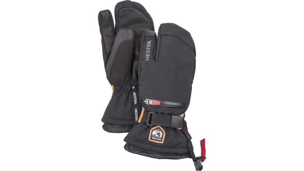 Hestra All Mountain CZone Jr. 5 Finger Glove - Kids, Black, 3, 32720-100-3
