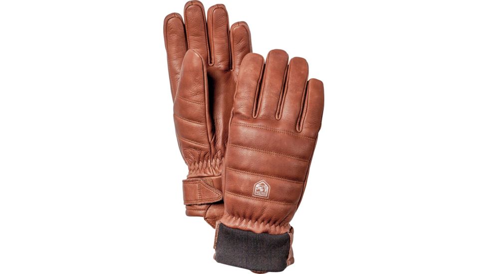 Hestra Alpine Leather Primaloft Glove - Men's-Brown-10