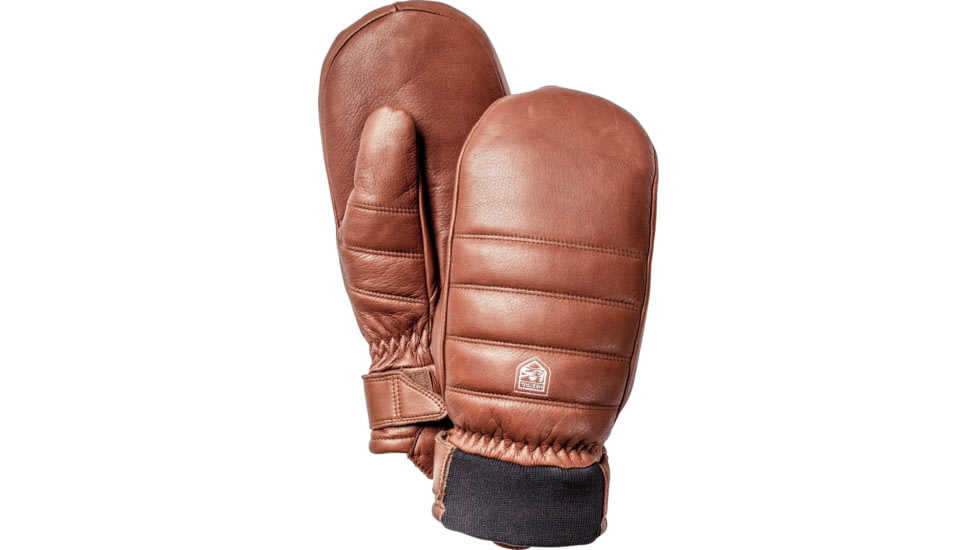 Hestra Alpine Leather Primaloft Glove - Men's-Brown-8
