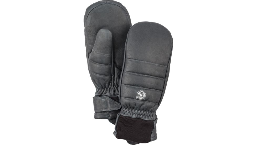 Hestra Alpine Leather Primaloft Mitt - Mens-Grey-9
