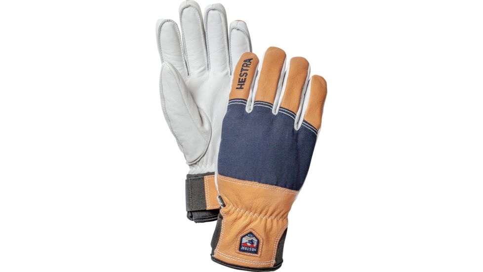 Hestra Army Leather Abisko Glove - Men's-Navy-8