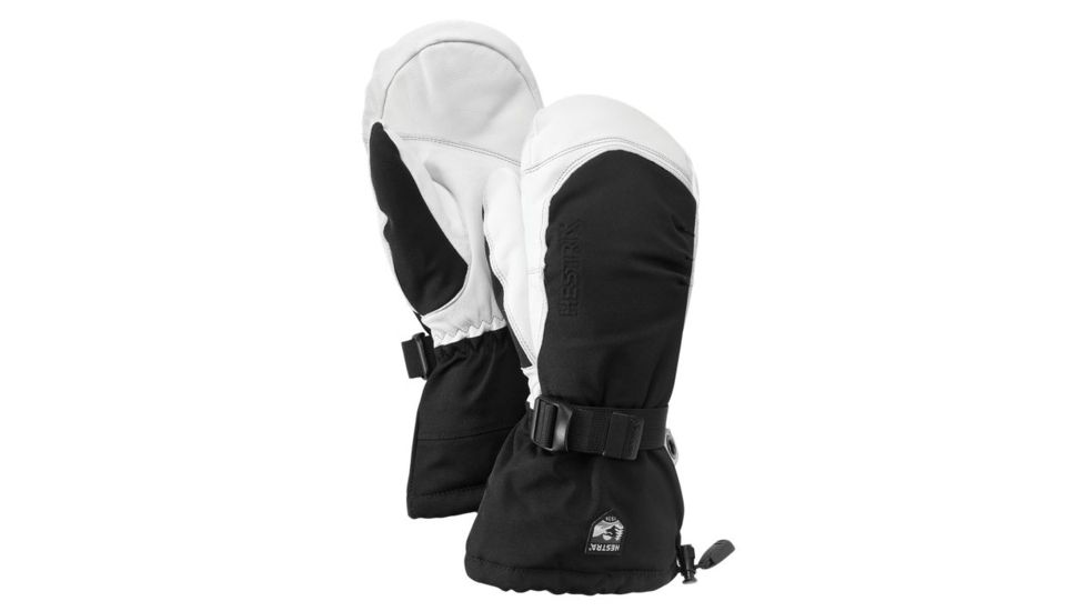Hestra Army Leather Extreme Mitt - Men's, Black/Offwhite, 7, 35161-100020-7