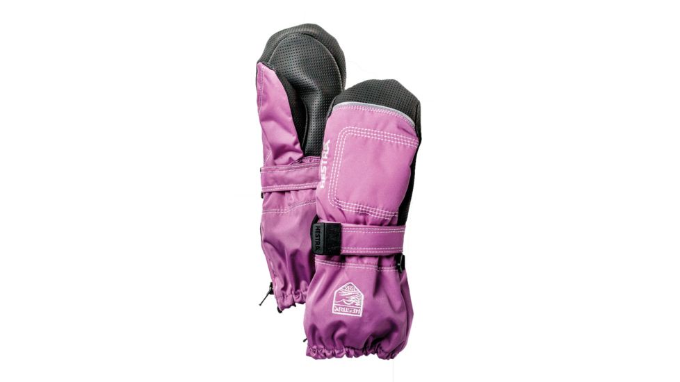 Hestra Baby Zip Long Mitts - Kid's-Cerise-5