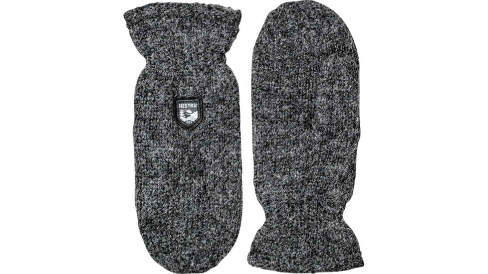 Hestra Basic Wool Mitt, Charocoal, 11, 63661-390-11