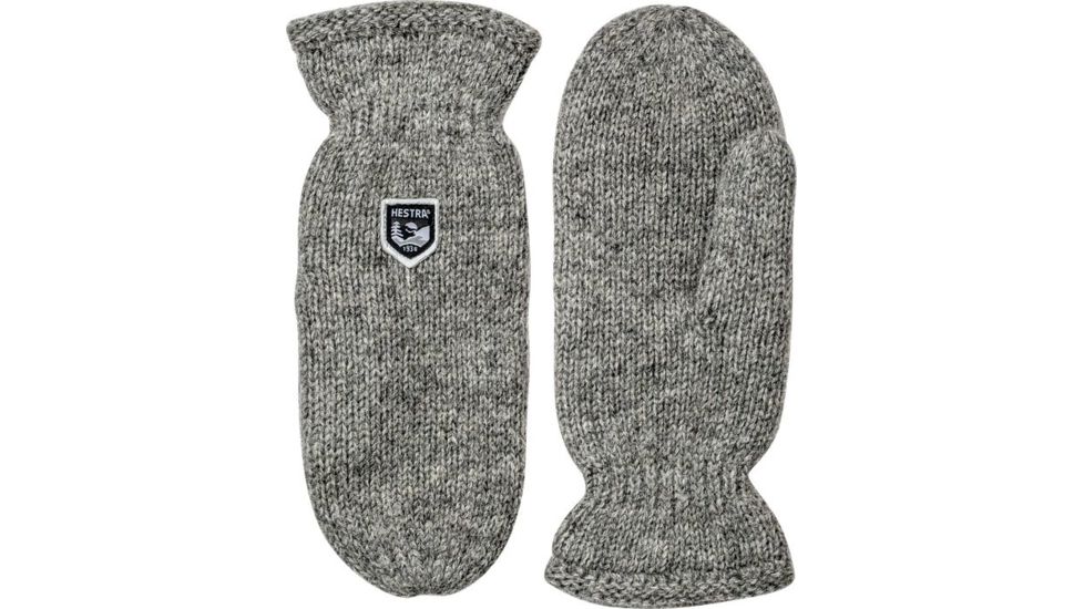 Hestra Basic Wool Mitt-Grey-10