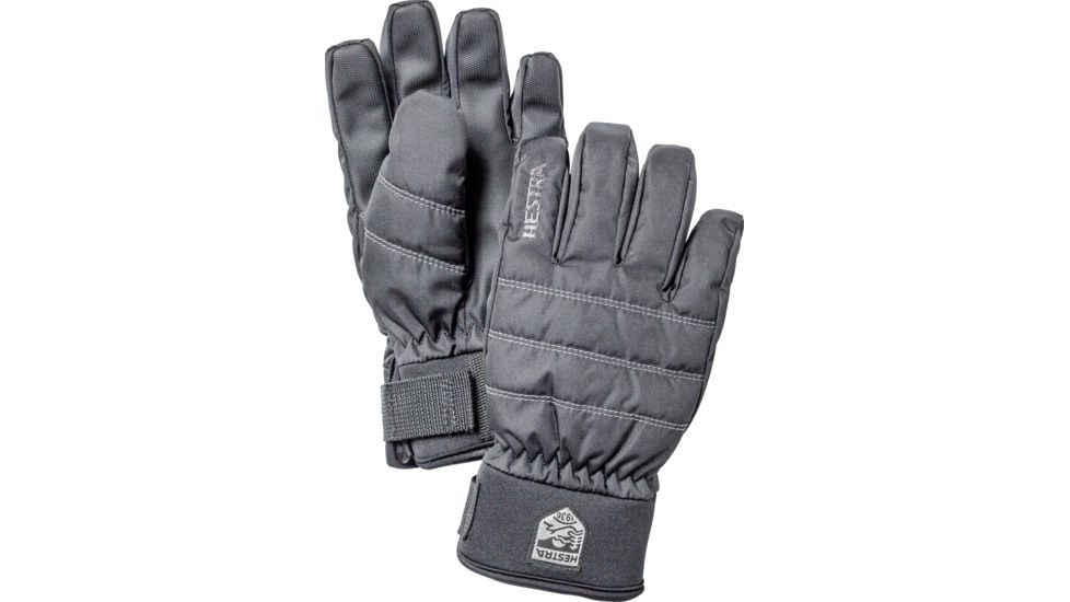 Hestra CZone Primaloft Jr. 5 Finger Glove - Kids, Black, 4, 32900-100-4