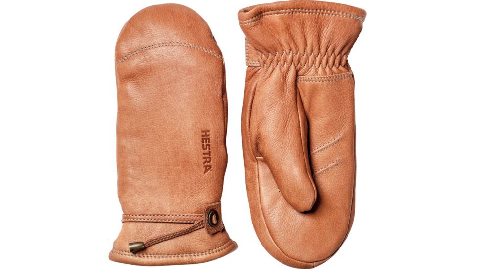 Hestra Deerskin Lambfur Mitt - Mens-Cork-6