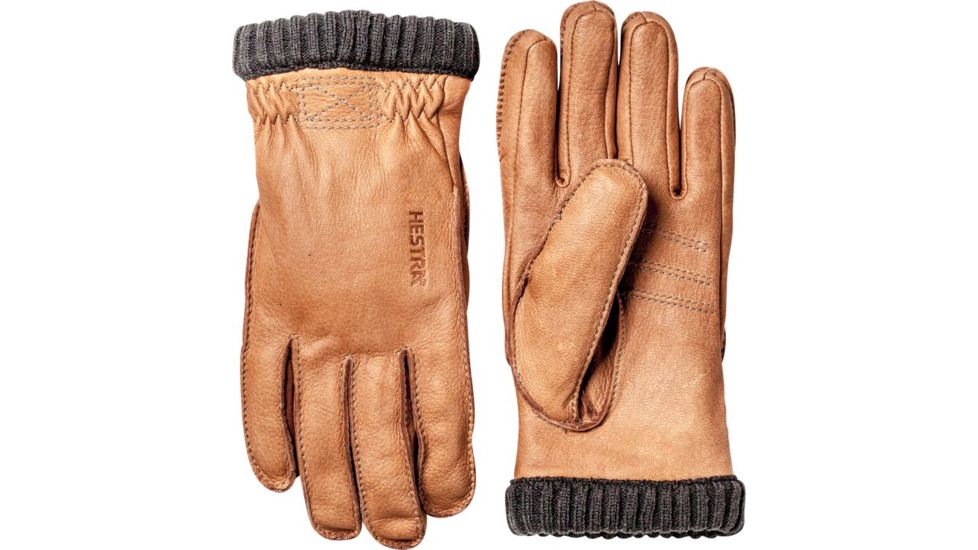 Hestra Deerskin Primaloft Rib Glove - Men's-Cork-8