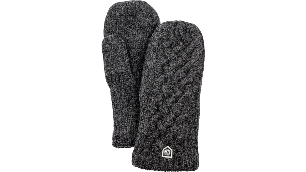 Hestra Freja Wool Mitts, Charocoal, 10, 63731-390-10