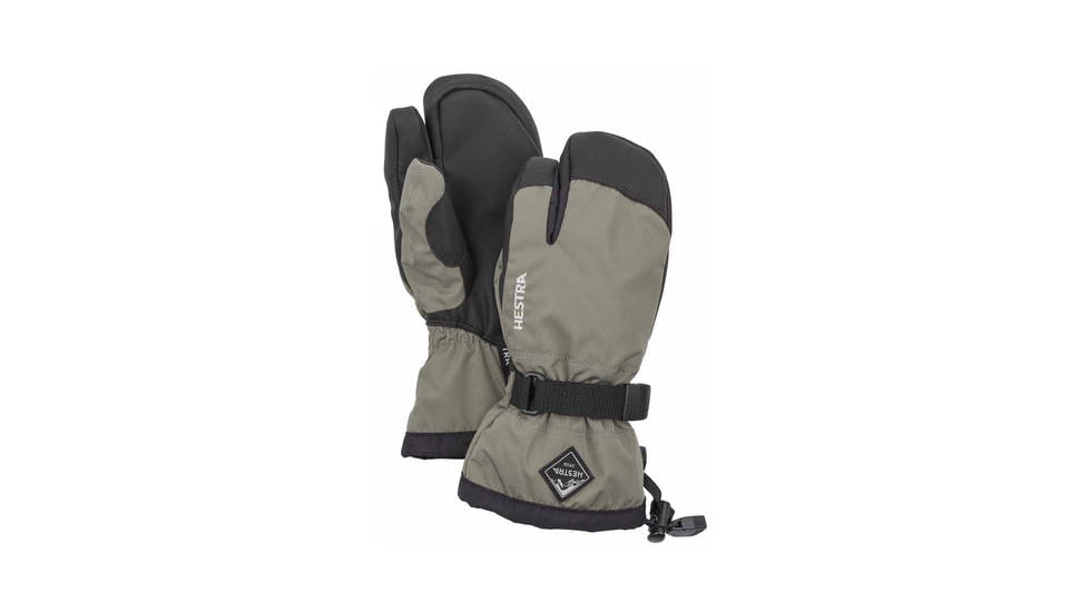 Hestra Gauntlet CZone Jr. 3 Finger Glove - Kids, Earth/Black, 7, 32532-690100-07