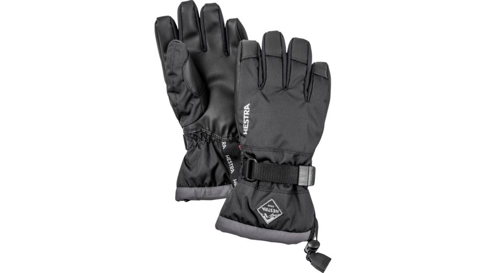 Hestra Gauntlet CZone Jr Glove - Kid's-Black/Dark Grey-7