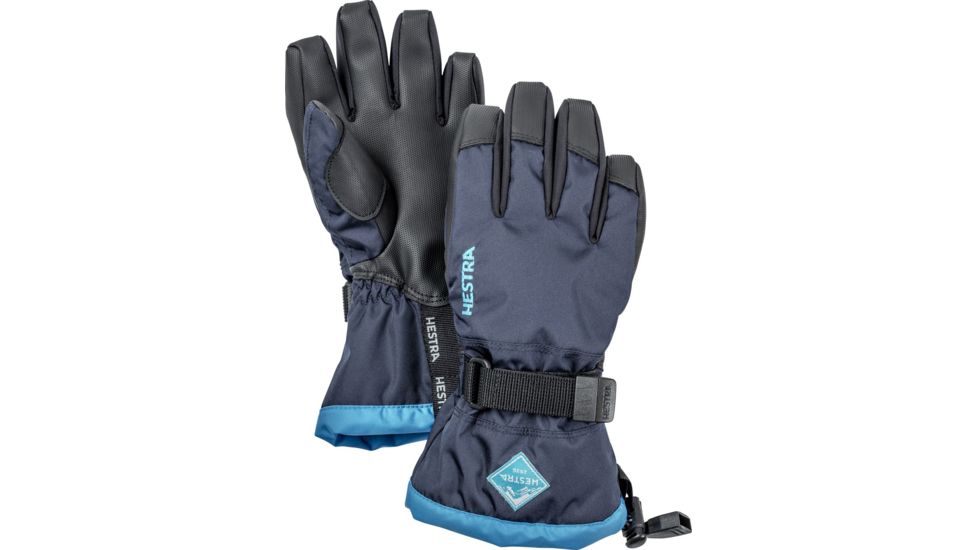 Hestra Gauntlet CZone Jr Glove - Kid's-Dark Blue/Turquoise-7