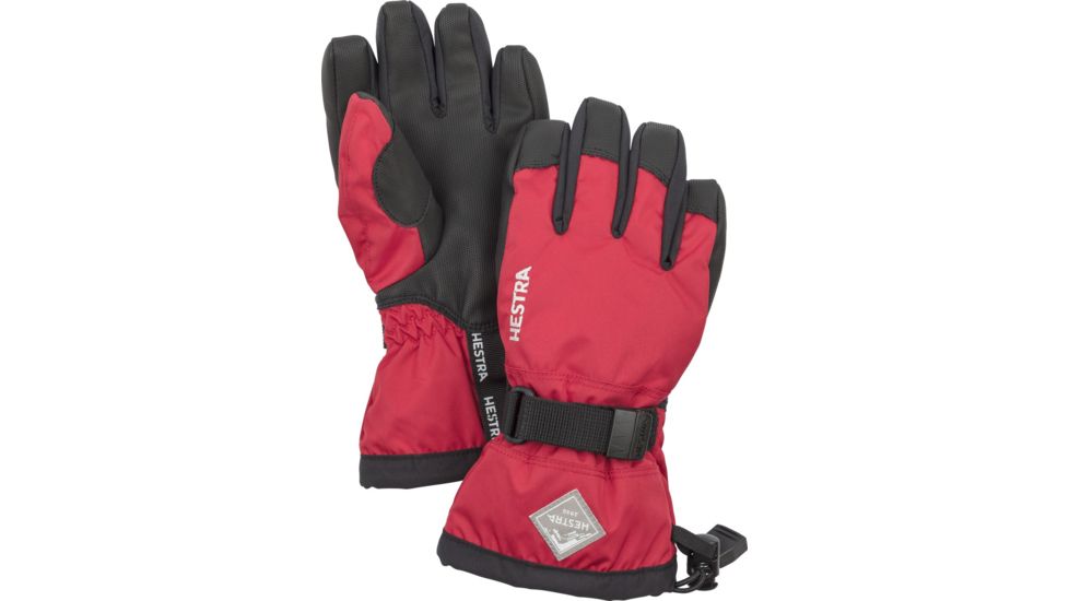 Hestra Gauntlet CZone Jr Glove - Kids-Red/Black-7