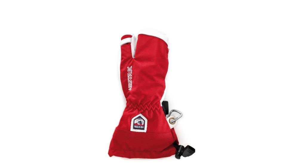 Hestra Heli 3-Finger Gloves - Men's-Red-5