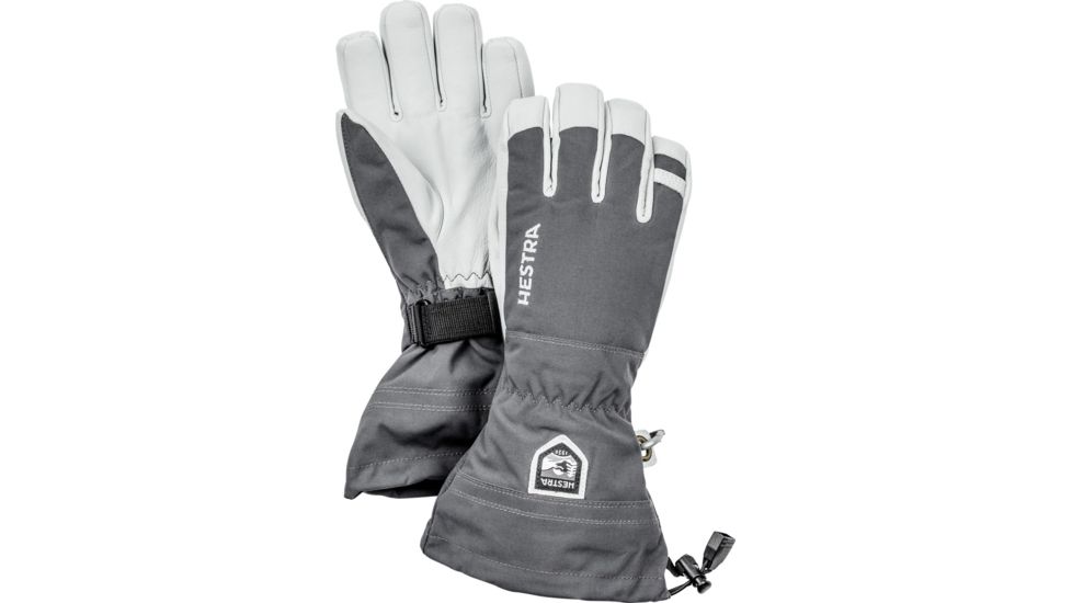 Hestra Heli Gloves - Men's-Grey-11