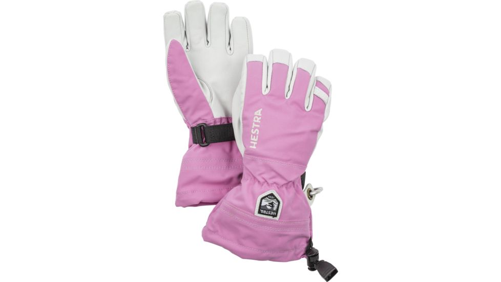 Hestra Heli Ski Jr Glove - Kid's-Pink-7