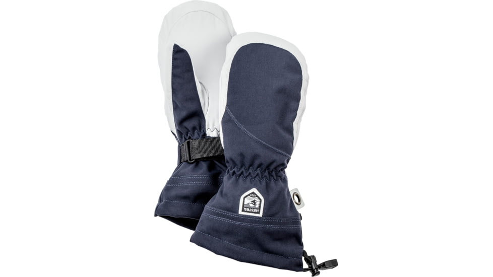Hestra Heli Ski Mitts - Womens, Navy/Offwhite, 5, 30611-280020-5