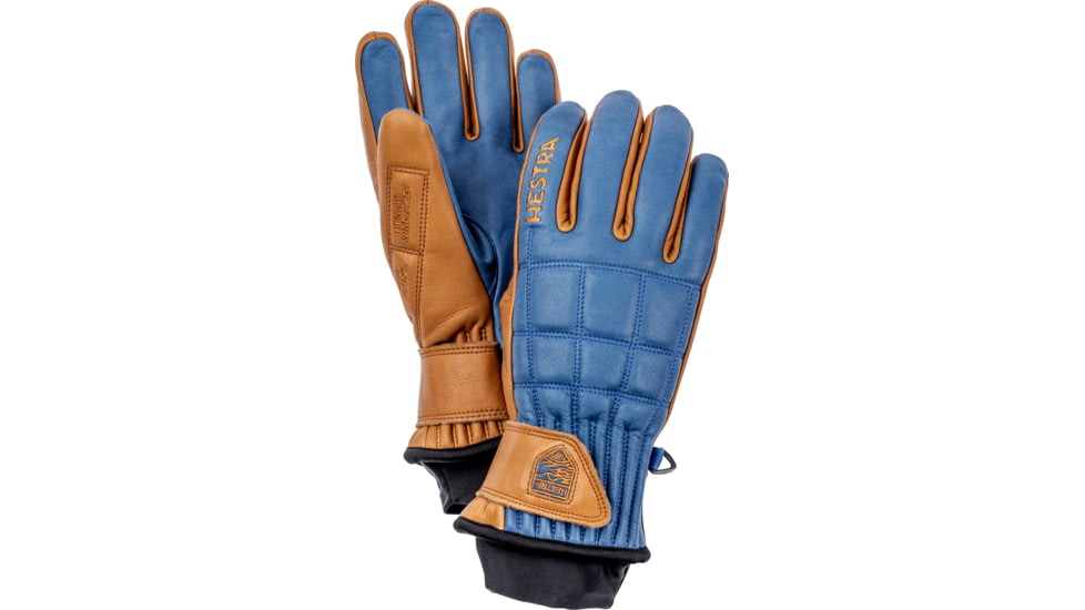 Hestra Henrik Leather Pro Model - Men's-Royal Blue/Cork-9