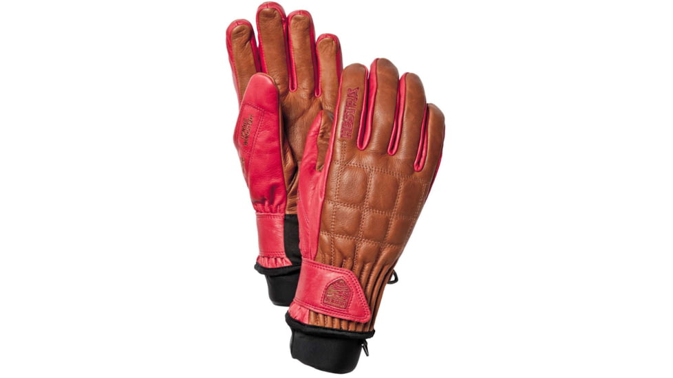 Hestra Henrik Leather Pro Model - Mens-Brown/Red-9