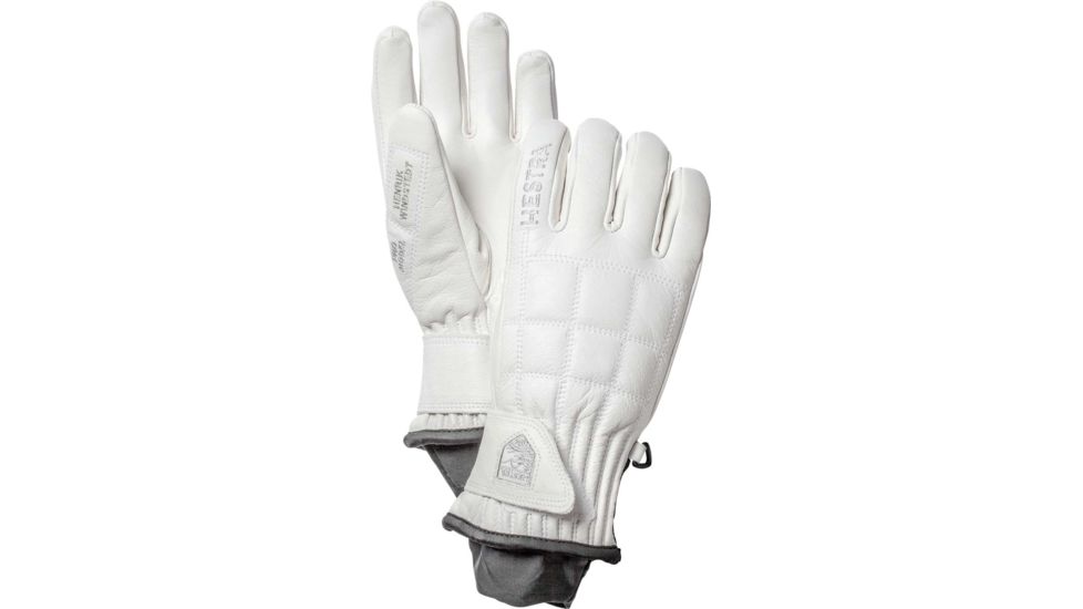 Hestra Henrik Leather Pro Model - Mens-White-7