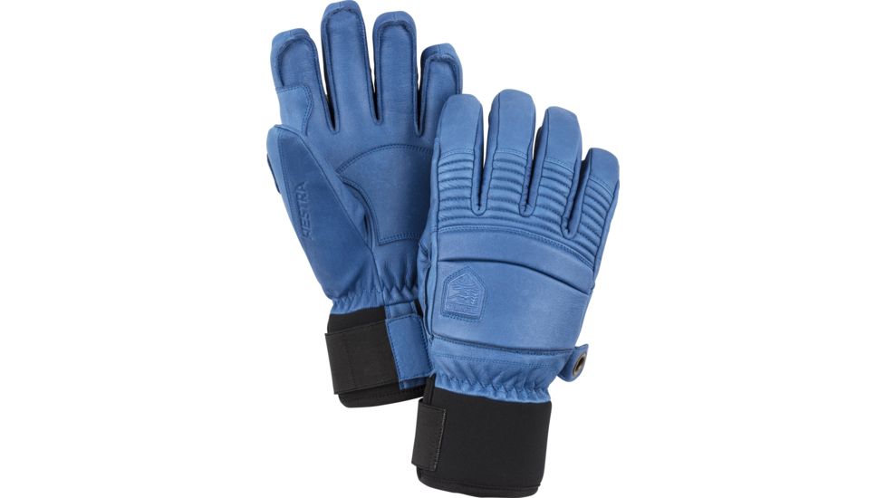 Hestra Leather Fall Line 5 Finger Glove, Royal Blue, 10, 31470-250-10