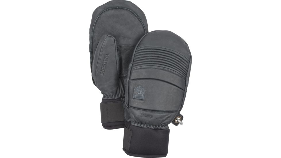 Hestra Leather Fall Line Mitt - Men's Grey, 7, 31471-350-07