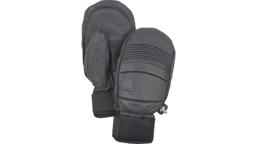 Hestra Leather Fall Line Mitt - Unisex, Grey, 6, 31471-350-06