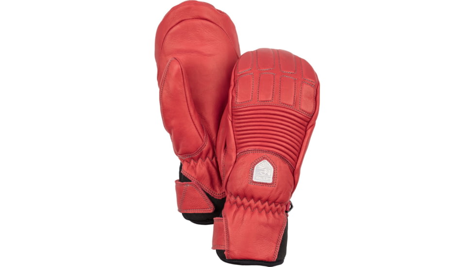 Hestra Leather Fall Line Mitt - Womens-Red/Red-7