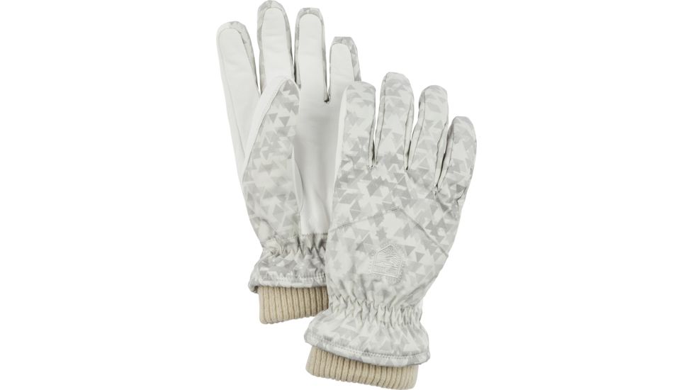 Hestra Primaloft Rib Knit Glove - Women's, Offwhite Print, 05, 32610-029-05